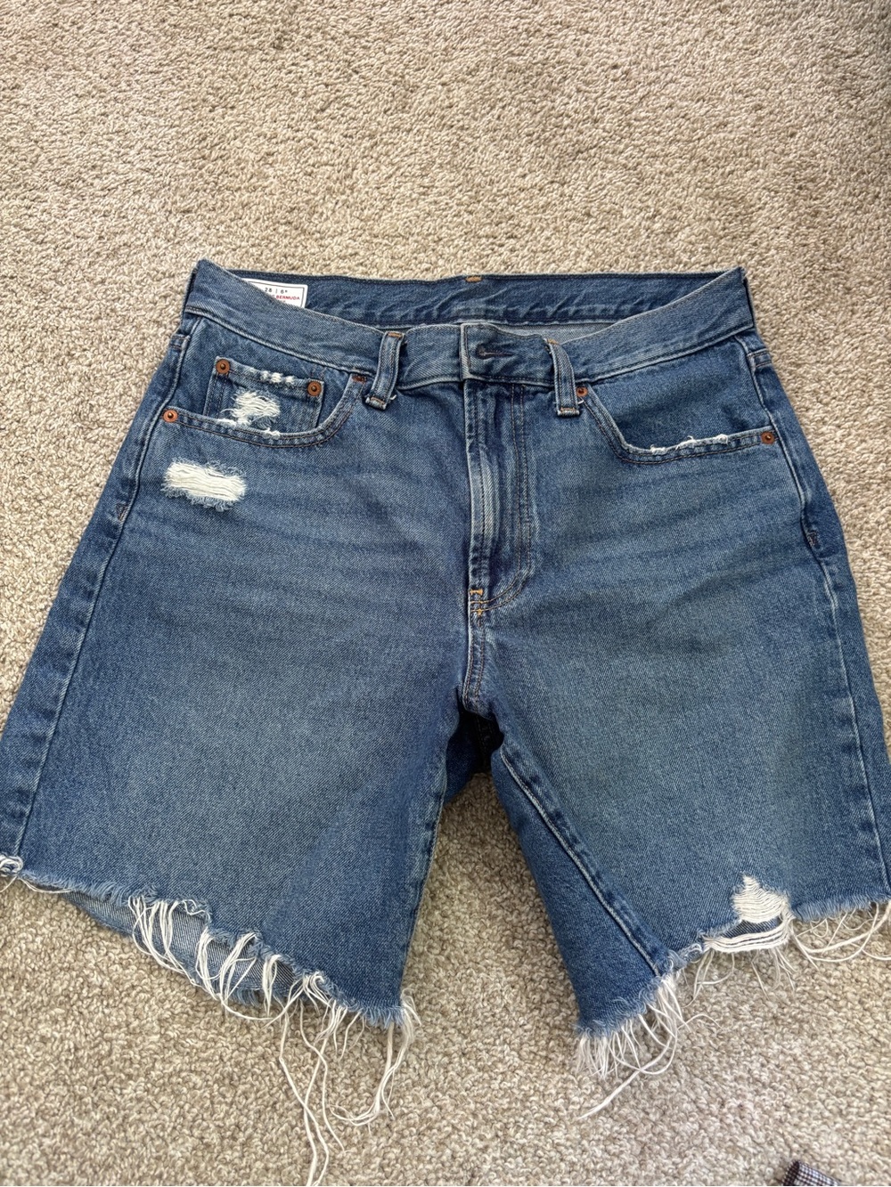 Perfect GAP Frayed Distressed Jort